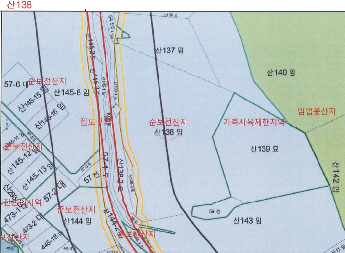 전라남도 담양군 대덕면 운암리 산138 임야 경매 사진 19