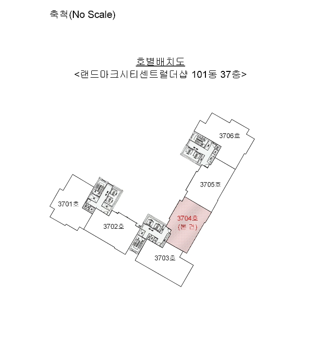 인천 연수구 송도동 311, 101동 37층3704호 (송도동,랜드마크시티센트럴더샵) 외 1필지 아파트 경매 사진 10