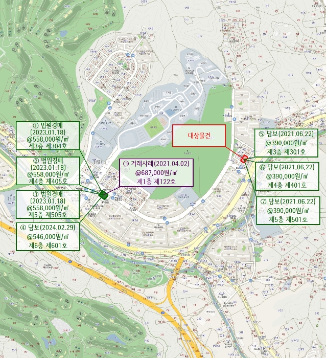 경기 용인시 기흥구 상하동 633-3, 3층301호 (상하동,그린타워) 자동차관련시설 경매 사진 13
