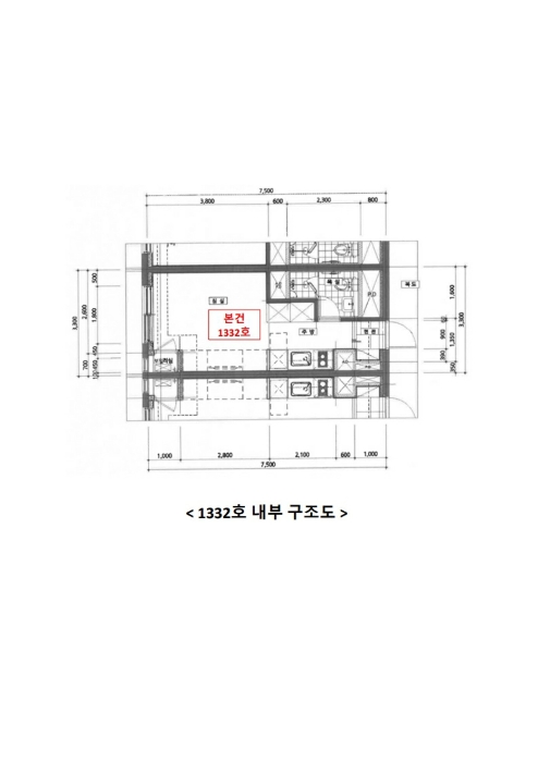 경기 시흥시 정왕동 2638, 13층1332호 (정왕동,거북섬더웰에이동) 외 1필지 오피스텔(주거) 경매 사진 12