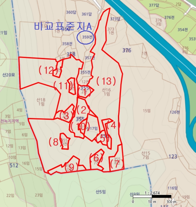 충청남도 금산군 제원면 수당리 355-2 외 12필지 전 경매 사진 50