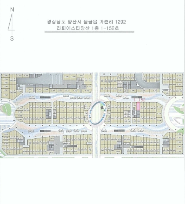 경남 양산시 물금읍 가촌리 1292, 1층1-152호 (라피에스타양산) 근린상가 경매 사진 6