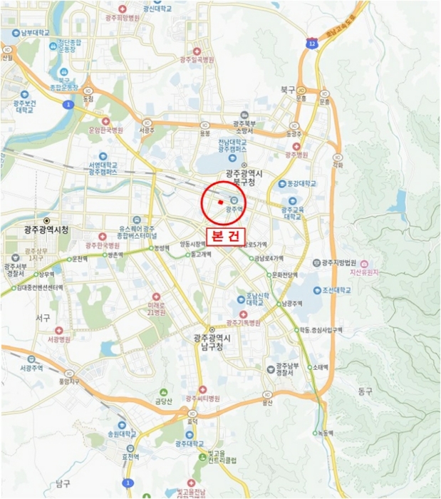 광주 북구 신안동 121-2, 9층906호 (신안동,광주역한국아델리움) 오피스텔(주거) 경매 사진 12