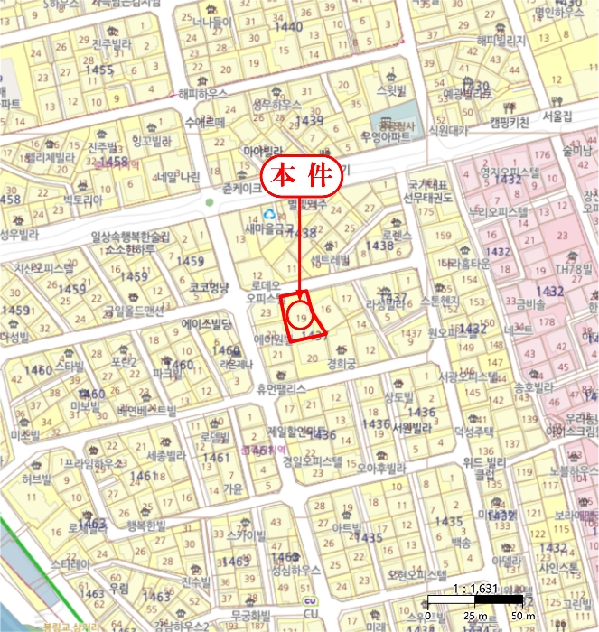 서울 관악구 신림동 1437-19, 4층401호 (신림동,태양오피스텔) 오피스텔(주거) 경매 사진 13