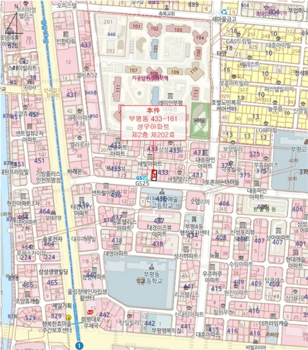 인천 부평구 부평동 433-161, 2층 202호 (부평동,성우아파트) 다세대주택 경매 사진 10