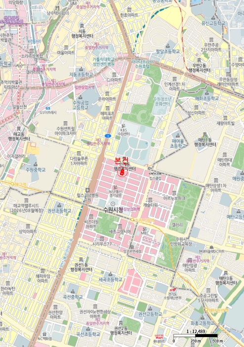 경기 수원시 팔달구 인계동 1034-3, 2층205호 (인계동,드라마시티) 외 1필지 근린상가 경매 사진 13