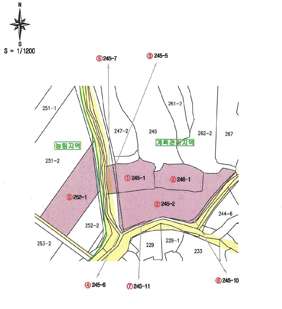 경상남도 함안군 산인면 송정리 245-1 외 2필지 답 경매 사진 7