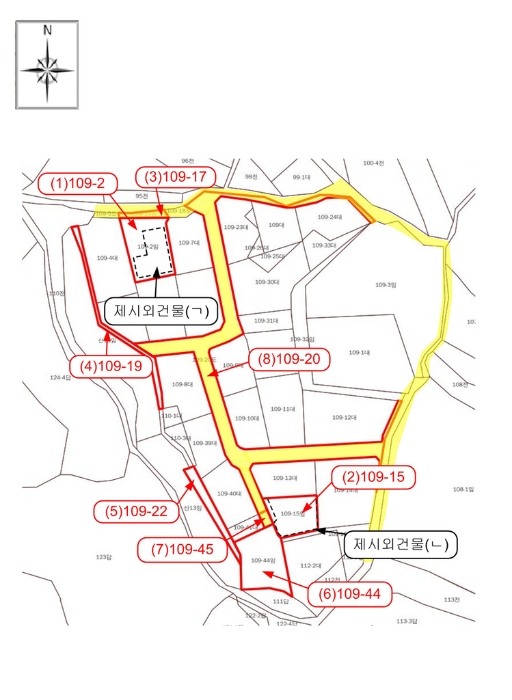 경기도 김포시 대곶면 신안리 109-2 외 7필지 임야 경매 사진 41