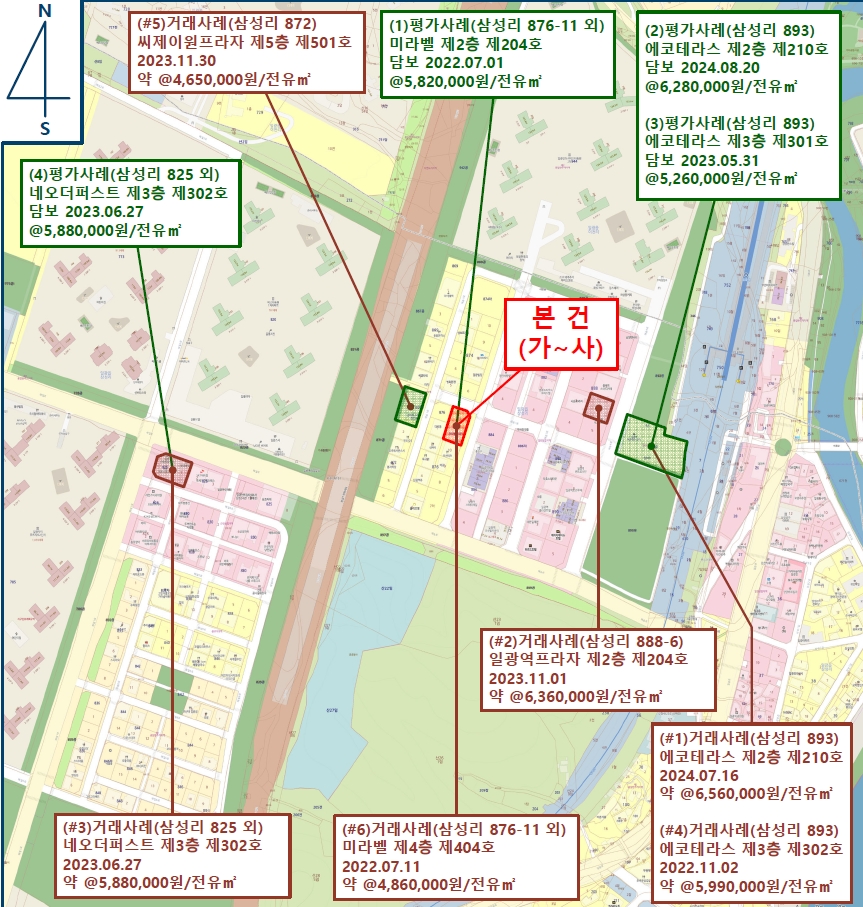 부산 기장군 일광읍 삼성리 876-11, 3층301호 (미라벨) 외 2개호 외 1필지 근린상가 경매 사진 11