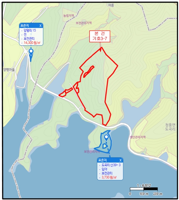 충청북도 제천시 청풍면 도곡리 산33 외 4필지 임야 경매 사진 21