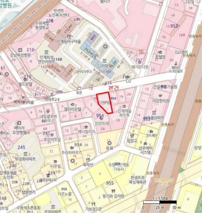 경기 수원시 팔달구 인계동 954-1, 9층902호 (인계동,다원캐슬) 오피스텔(주거) 경매 사진 10