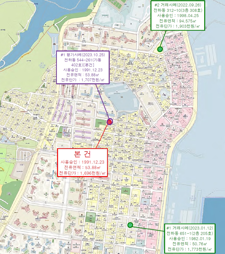 울산 동구 전하동 544-261, 가동 4층402호 다세대주택 경매 사진 8