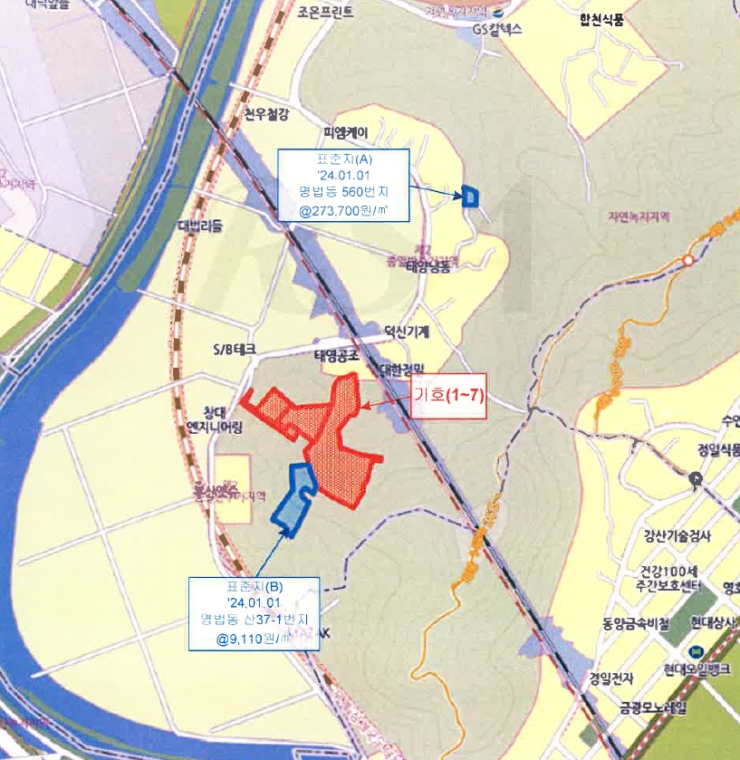 경상남도 김해시 명법동 800-15 외 6필지 대지 경매 사진 32
