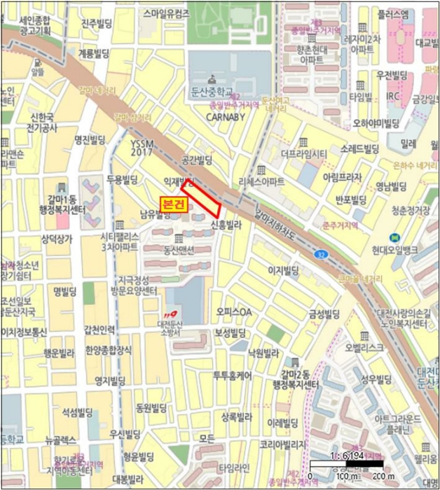 대전 서구 갈마동 343-54, 3층에이-301호 (갈마동,해상수산) 근린상가 경매 사진 24