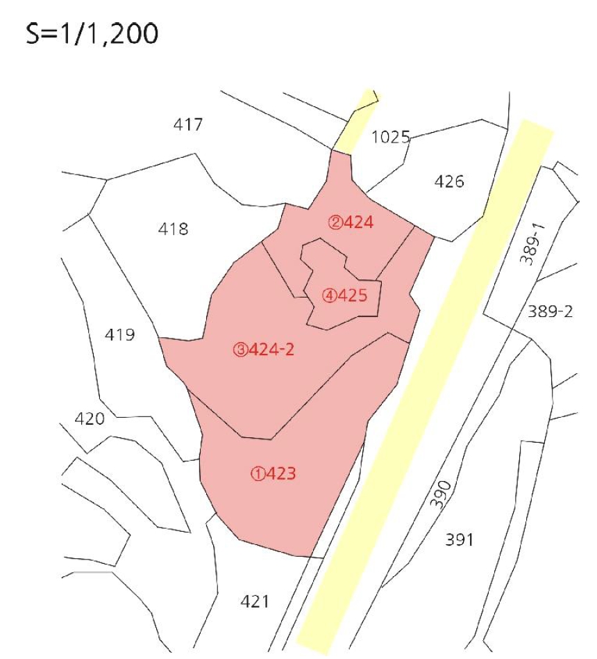 경상북도 김천시 구성면 하강리 423 외 2필지 과수원 경매 사진 9
