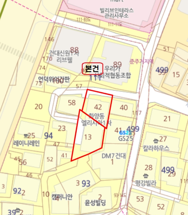 서울 광진구 화양동 94-13, 4층406호 (화양동,엘리시아1차) 외 1필지 오피스텔(주거) 경매 사진 12
