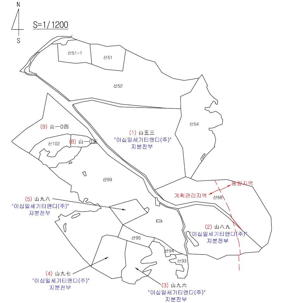 경상북도 울진군 평해읍 거일리 산53 임야 경매 사진 5