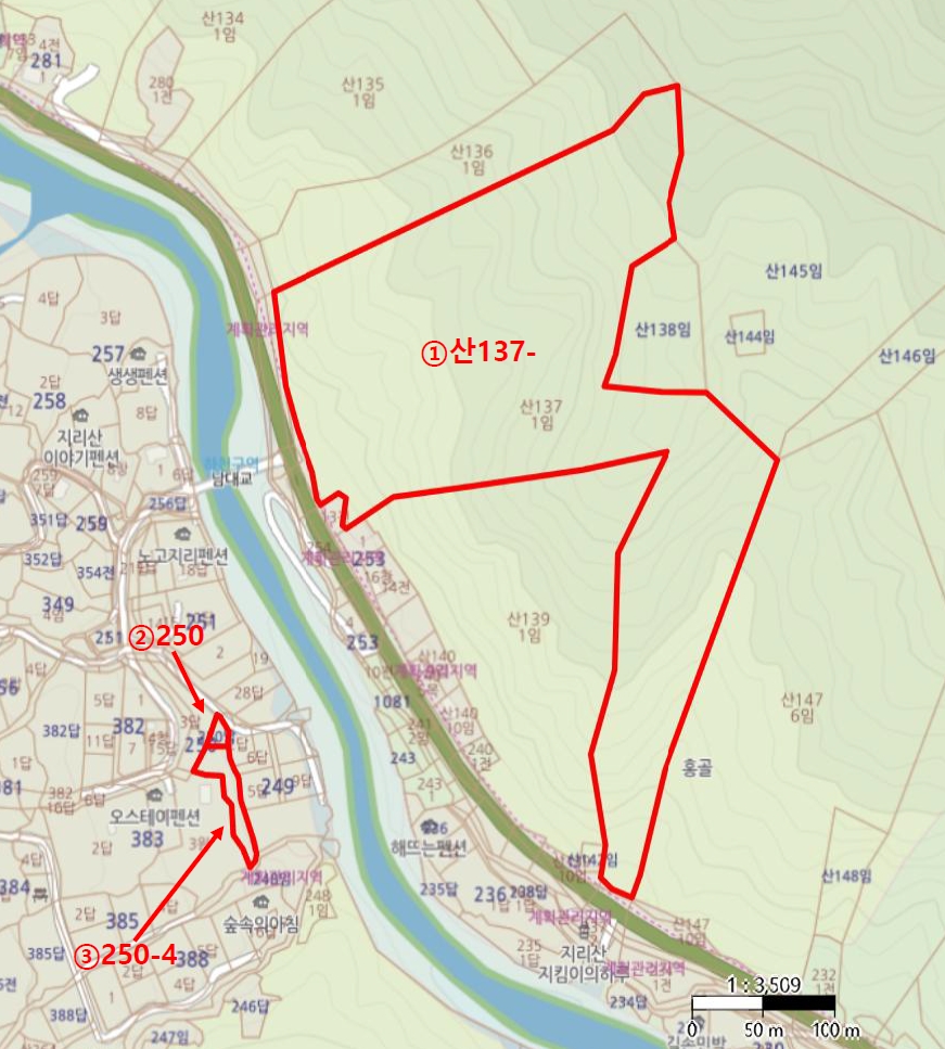 경상남도 산청군 시천면 내대리 산137-1 임야 경매 사진 66