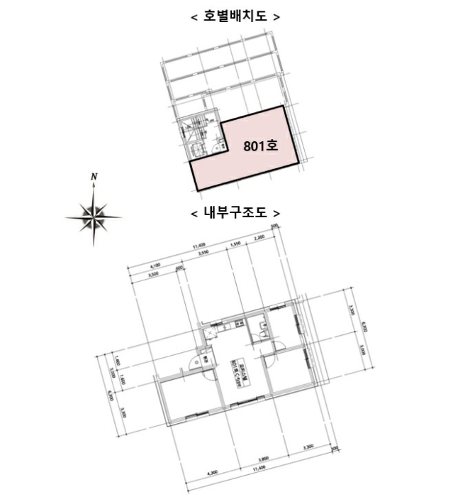 경기 파주시 문산읍 문산리 69-5, 8층801호 외 1필지 오피스텔(주거) 경매 사진 11