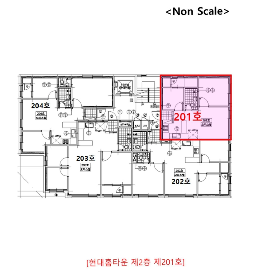 인천 남동구 구월동 1125-1, 2층201호 (구월동,현대홈타운) 오피스텔(주거) 경매 사진 9