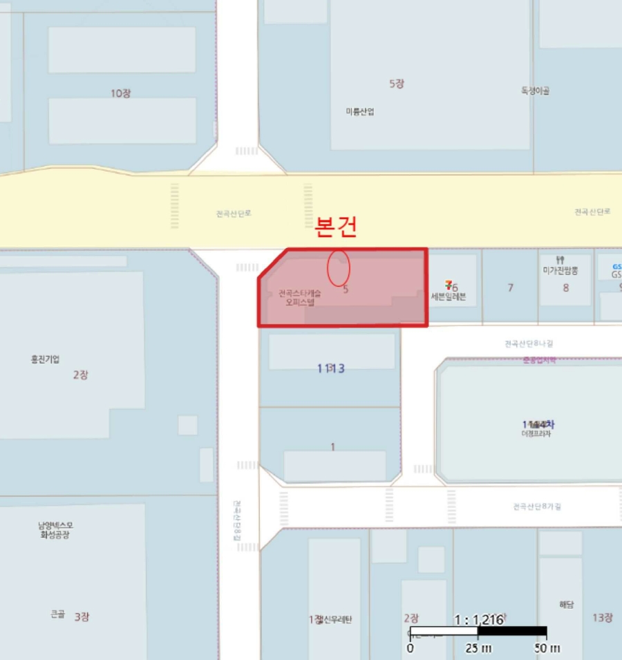 경기 화성시 만세구 서신면 전곡리 1113-5, 1동 1층108호 (스타캐슬) 근린상가 경매 사진 12