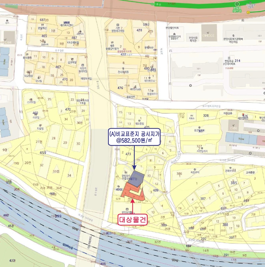 대전광역시 동구 판암동 411-9 외 4필지 대지 경매 사진 37