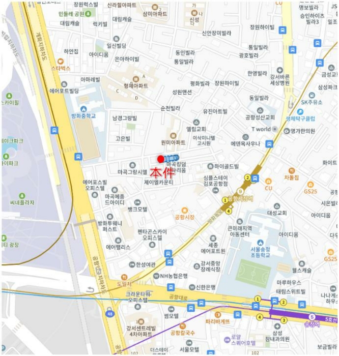 서울 강서구 방화동 612, 제102동 제5층 제501호 (방화동, 마곡킹덤펜타리움) 외 3필지 오피스텔(주거) 경매 사진 12