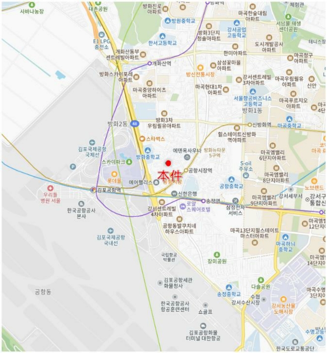 서울 강서구 방화동 612, 제102동 제5층 제501호 (방화동, 마곡킹덤펜타리움) 외 3필지 오피스텔(주거) 경매 사진 13