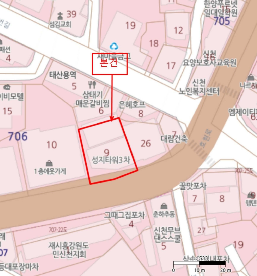 경기 시흥시 신천동 706-9, 15층1503호 (신천동,성지타워3차) 오피스텔(주거) 경매 사진 11