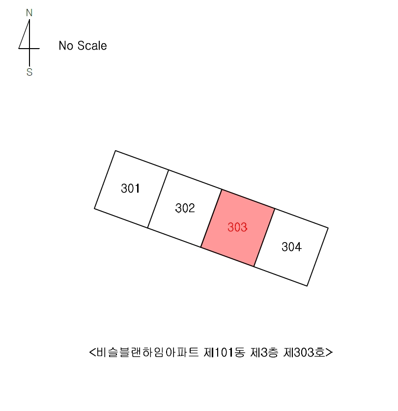 충남 보령시 죽정동 665, 101동 3층303호 (죽정동,비슬블랜하임아파트) 외 1필지 아파트 경매 사진 10