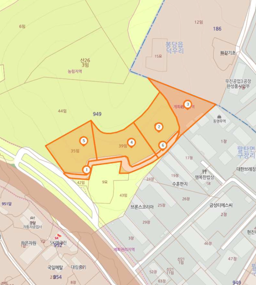 경기도 화성시 팔탄면 구장리 949-41 외 5필지 임야 경매 사진 24