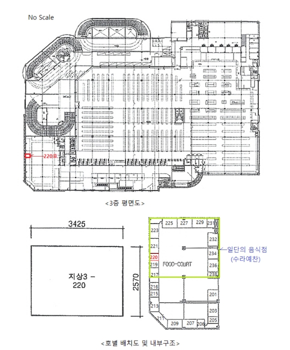 경기 성남시 분당구 야탑동 341, 3층220호 (야탑동,성남(분당)여객자동차터미널및복합건물) 근린상가 경매 사진 14