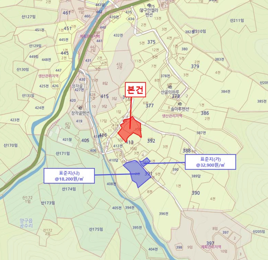 강원특별자치도 양구군 양구읍 공수리 392-1 외 1필지 다가구주택 경매 사진 50