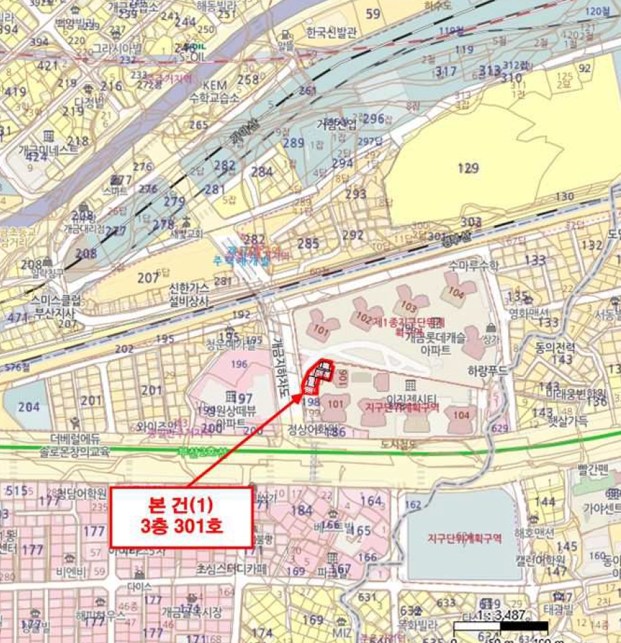 부산 부산진구 개금동 188-10, 3층301호 (개금동,개금코아팰리스) 오피스텔(주거) 경매 사진 9
