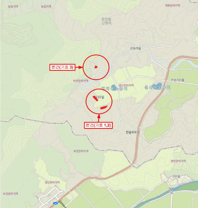 경상남도 함양군 함양읍 난평리 651 외 2필지 전 경매 사진 13
