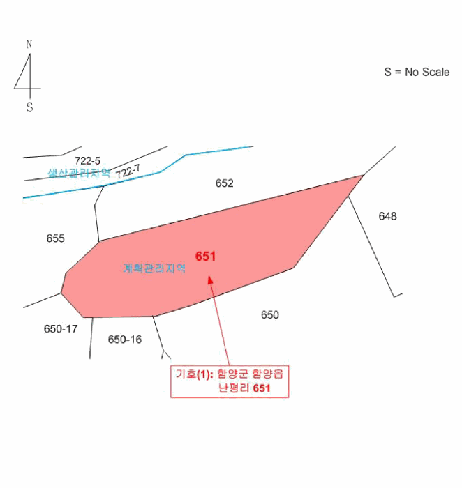 경상남도 함양군 함양읍 난평리 651 외 2필지 전 경매 사진 15