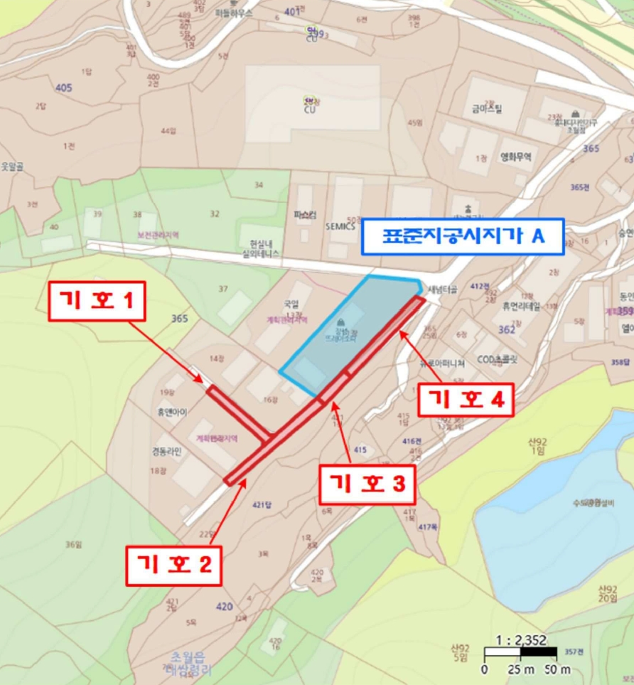 경기도 광주시 초월읍 대쌍령리 365-17 외 3필지 도로 경매 사진 15