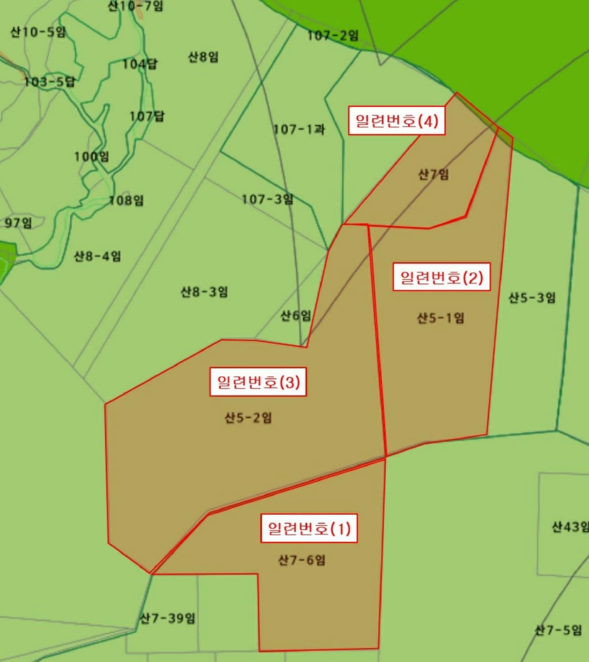 울산광역시 울주군 서생면 용리 산7-6 외 3필지 임야 경매 사진 14