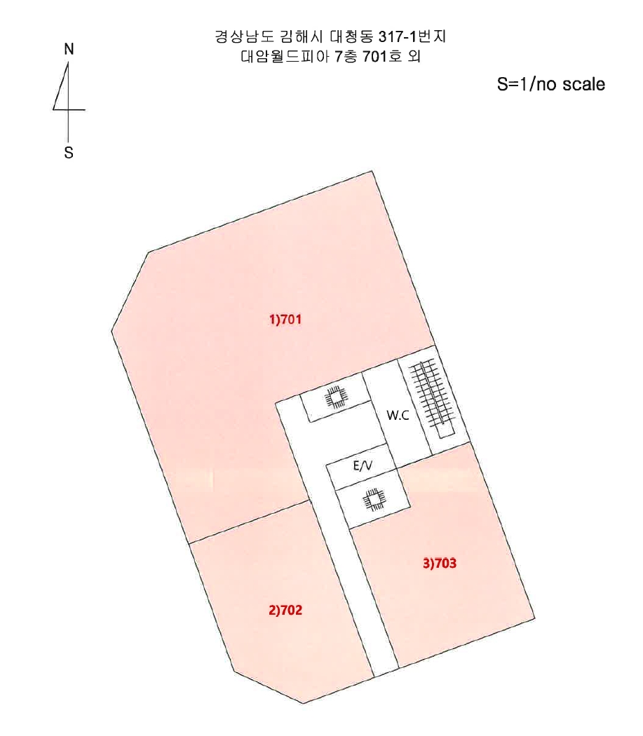 경남 김해시 대청동 317-1, 7층701호 (대청동,대암월드피아) 외 2개호 근린상가 경매 사진 15