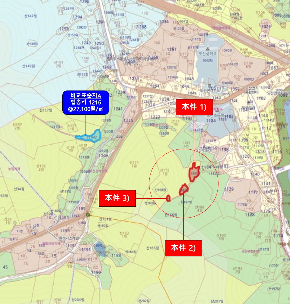 경상남도 통영시 도산면 법송리 1185 답 경매 사진 8