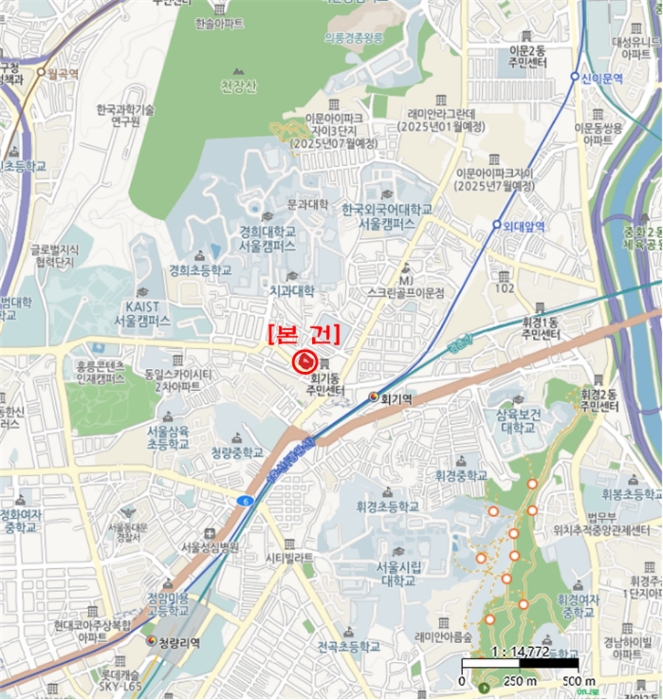 서울 동대문구 회기동 57-11, 1층102호 외 2필지 근린상가 경매 사진 11