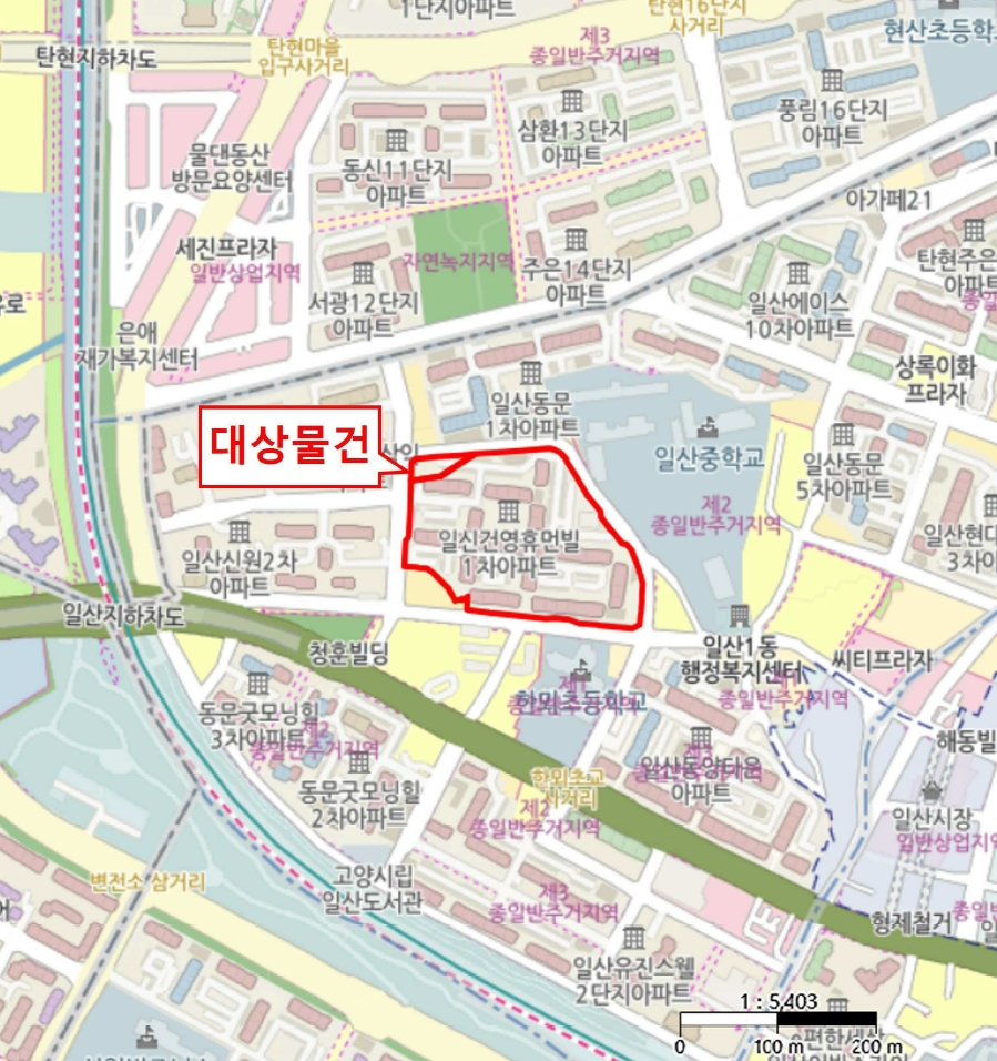 경기 고양시 일산서구 일산동 1655, 111동 1층101호 (일산동,일신건영아파트) 외 1필지 아파트 경매 사진 9