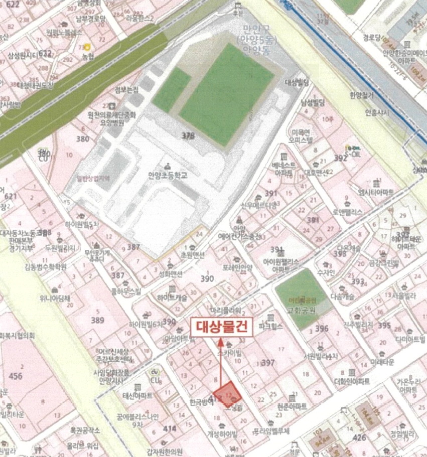 경기 안양시 만안구 안양동 413-12, 1층102호 (안양동,신이모닝빌) 연립주택 경매 사진 9