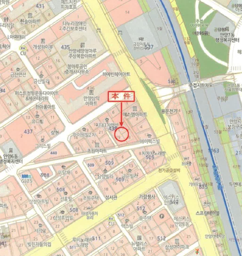 경기 안양시 만안구 안양동 438-7, 5층503호 (안양동,청명더에이스) 외 2필지 오피스텔(주거) 경매 사진 11