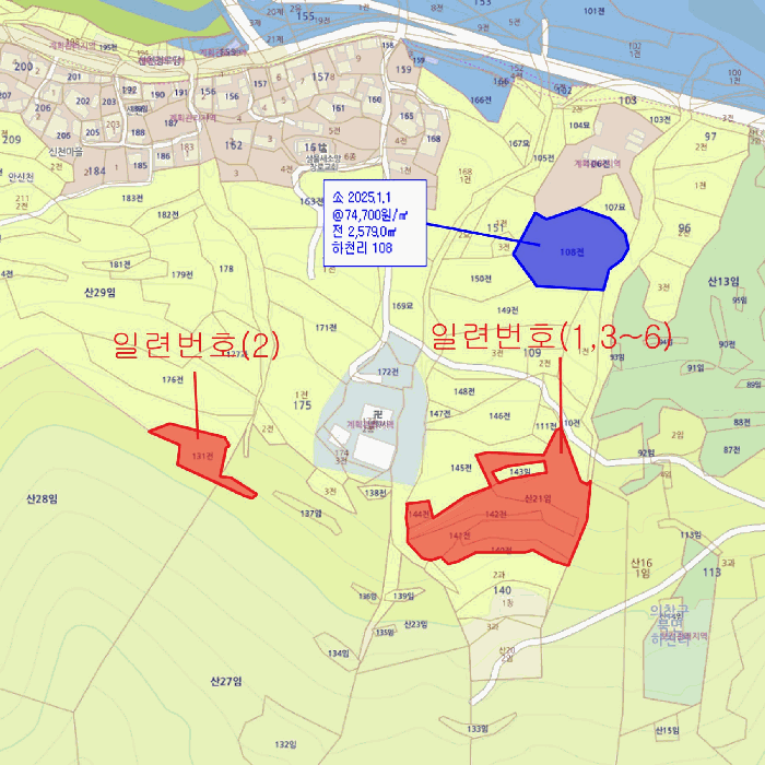 경상남도 창원시 의창구 북면 하천리 산21 외 4필지 임야 경매 사진 18