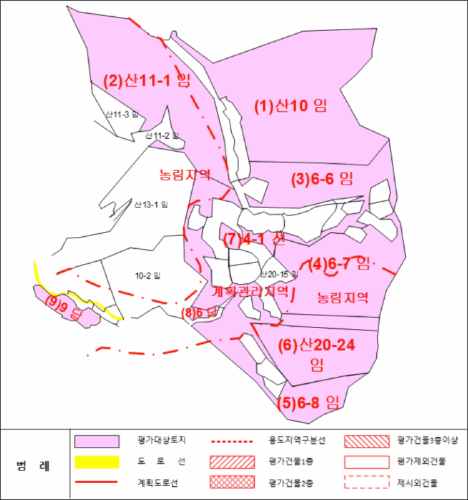 충청남도 금산군 진산면 엄정리 산10 외 7필지 임야 경매 사진 46