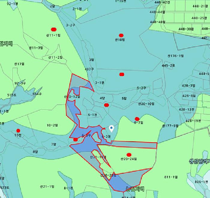 충청남도 금산군 진산면 엄정리 산10 외 7필지 임야 경매 사진 47