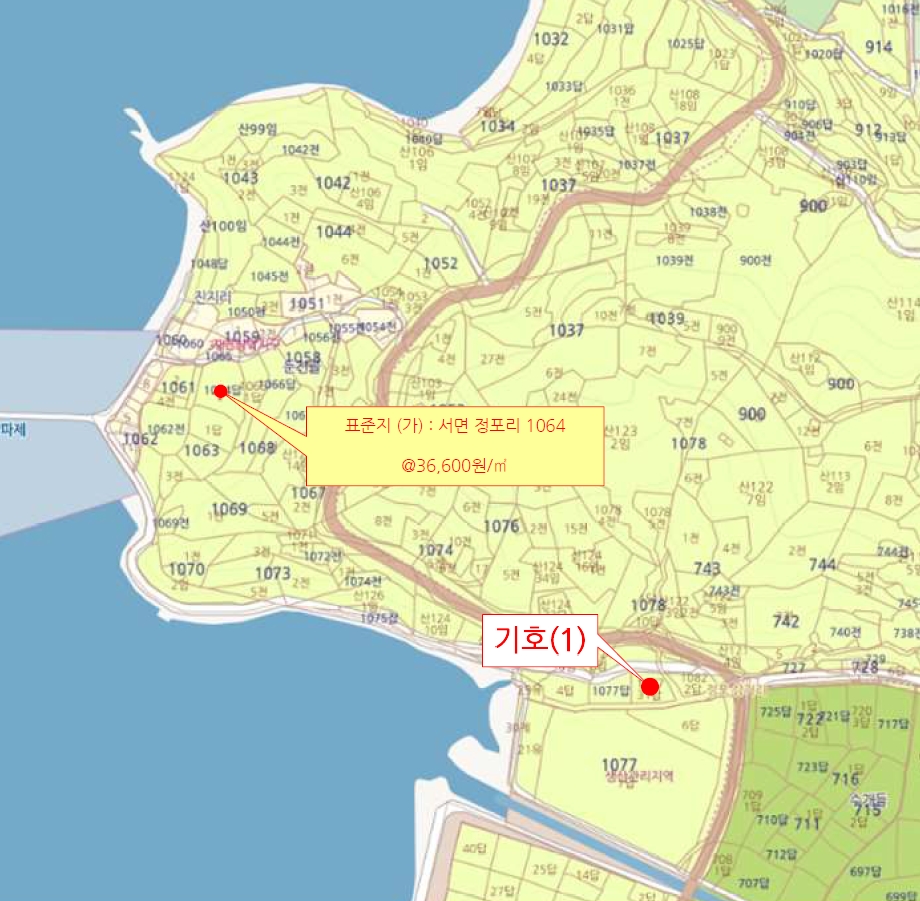 경상남도 남해군 서면 정포리 1077-31 답 경매 사진 15