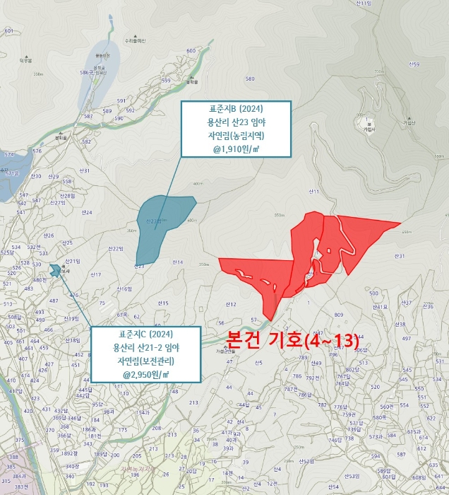 충청북도 음성군 음성읍 용산리 산11-23 임야 경매 사진 5