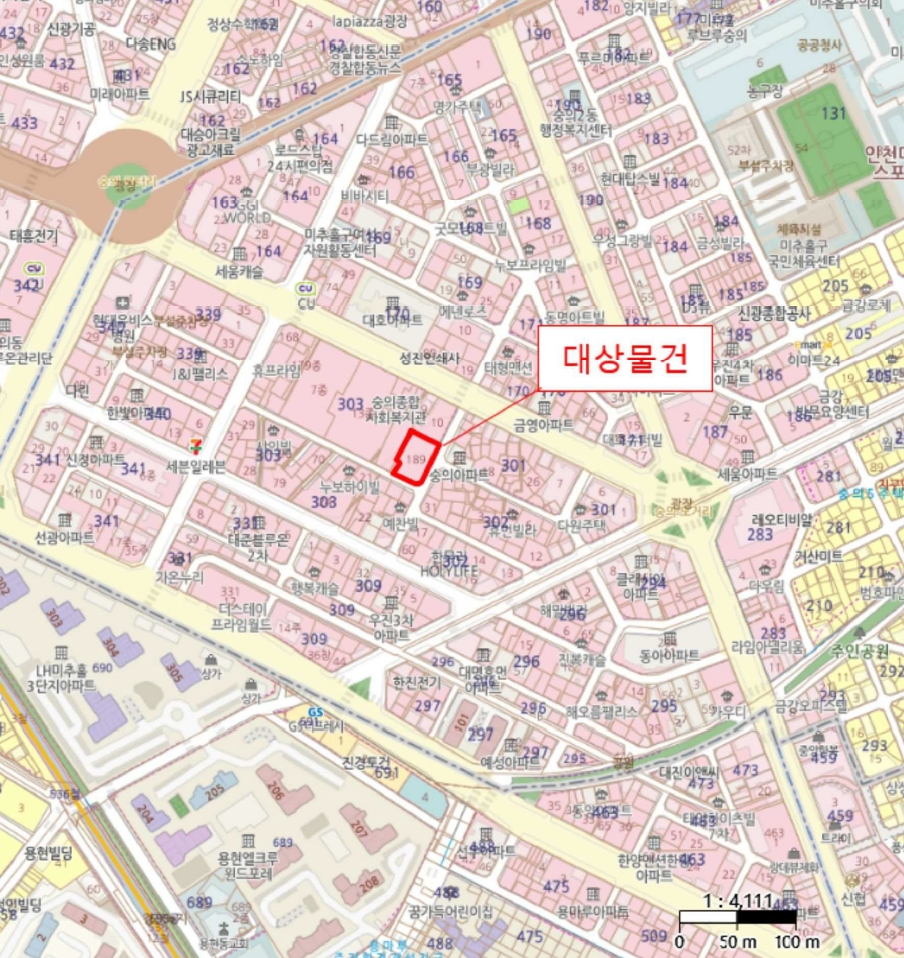 인천 미추홀구 숭의동 303-189, 13층 1306호 (숭의동,더프라임) 오피스텔(주거) 경매 사진 12